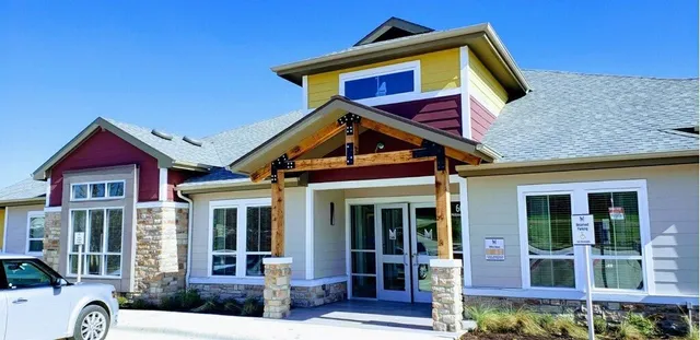 a view of a house with a porch