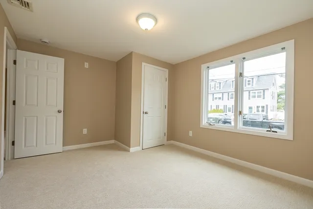 view of a room with door