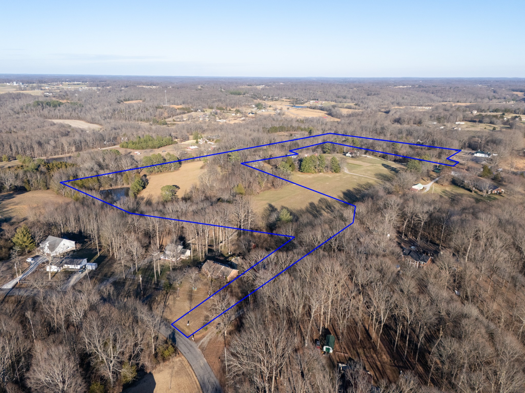 121 Mount Moriah Church Road Portland, TN 37148 - Photo 21 of 29 an aerial view of residential houses with outdoor space