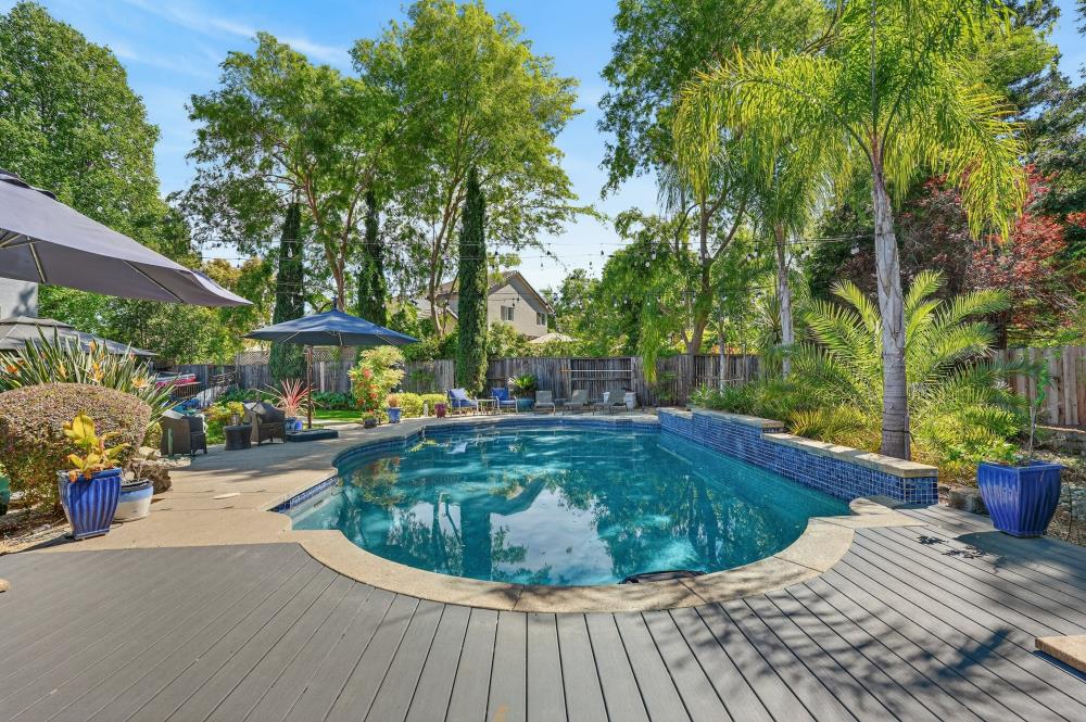 6504 Swallowsview Court Rocklin, CA 95677 - Photo 55 of 66 a view of a swimming pool with sitting area and furniture