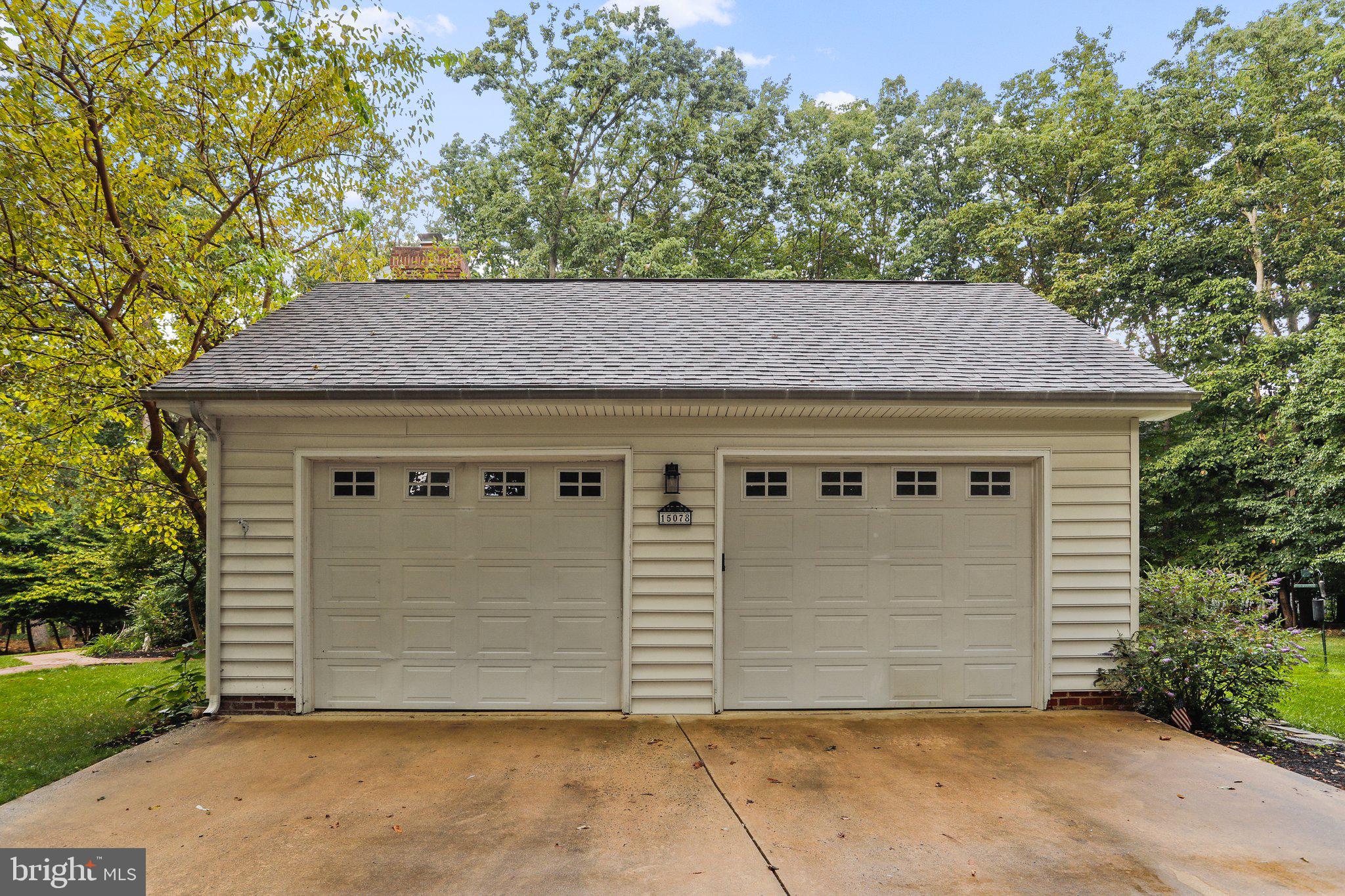 15078 Frederick Road Woodbine, MD 21797 - Photo 60 of 75 Detached 2 car large garage with door to courtyard