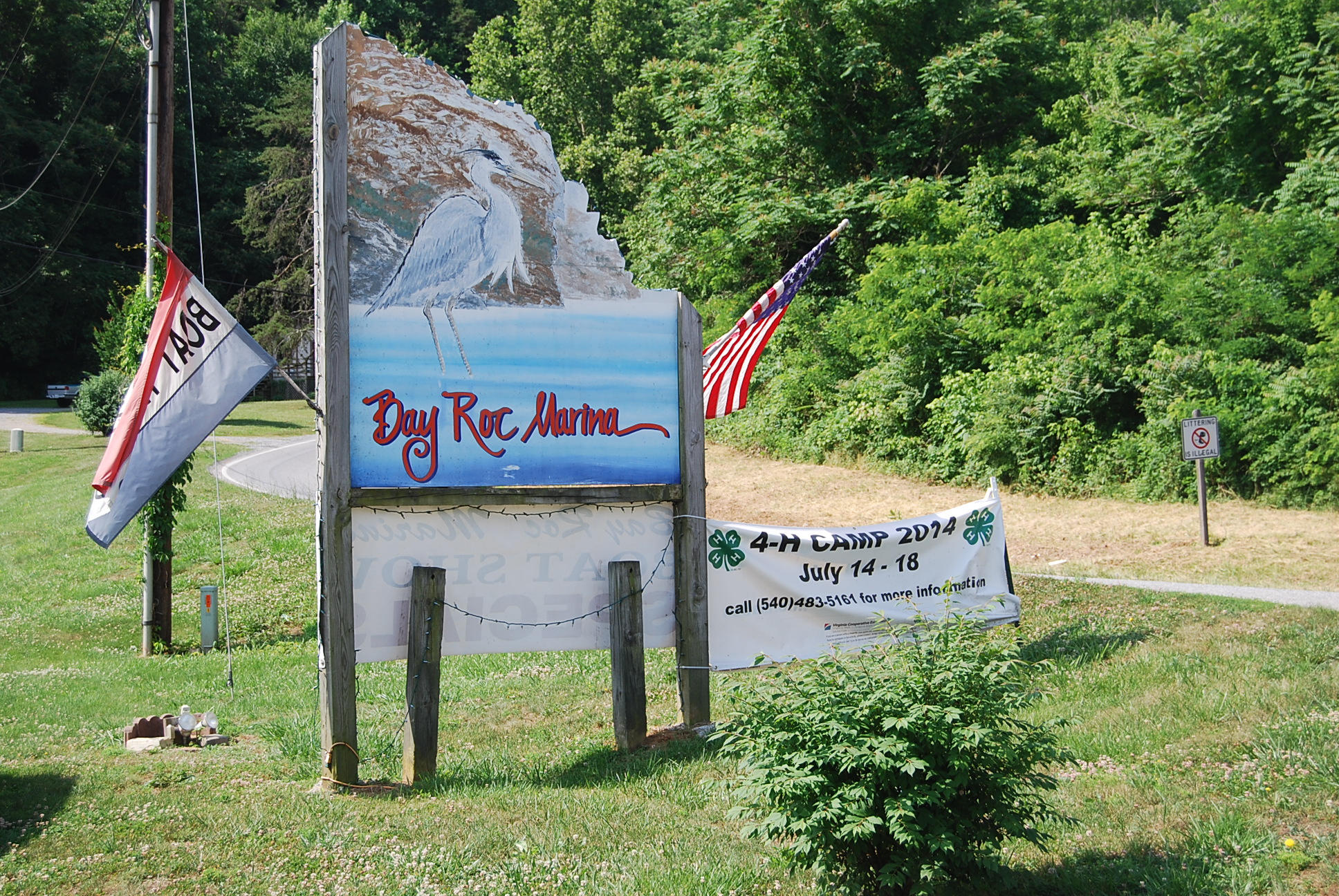 8045 Hardy Road Hardy, VA 24101 - Photo 60 of 63 a sign on the side of the road