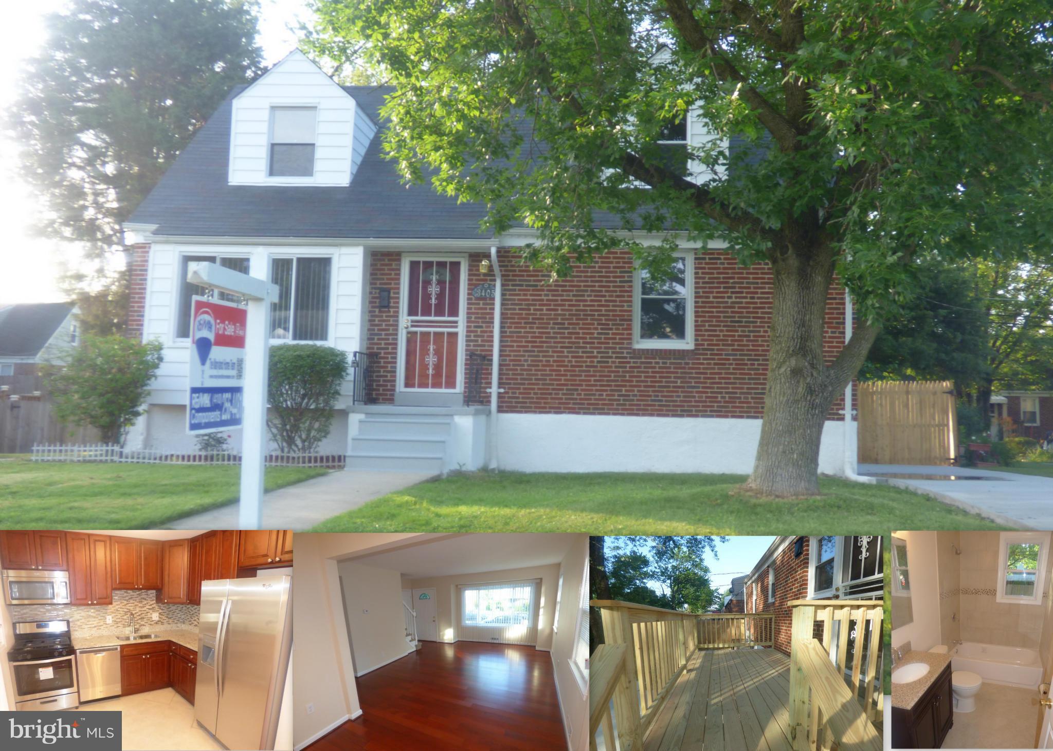 3405 Mayfair Road Baltimore, MD 21207 - Photo 1 of 27 a front view of a house with garden