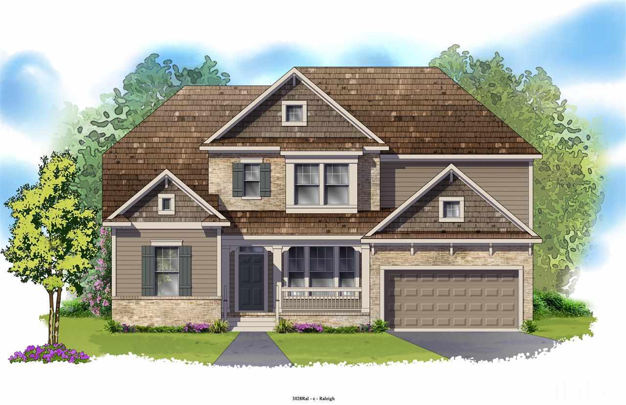 10008 Major Oak Lane Raleigh, NC 27613 - Photo 1 of 1 a front view of a house with a yard