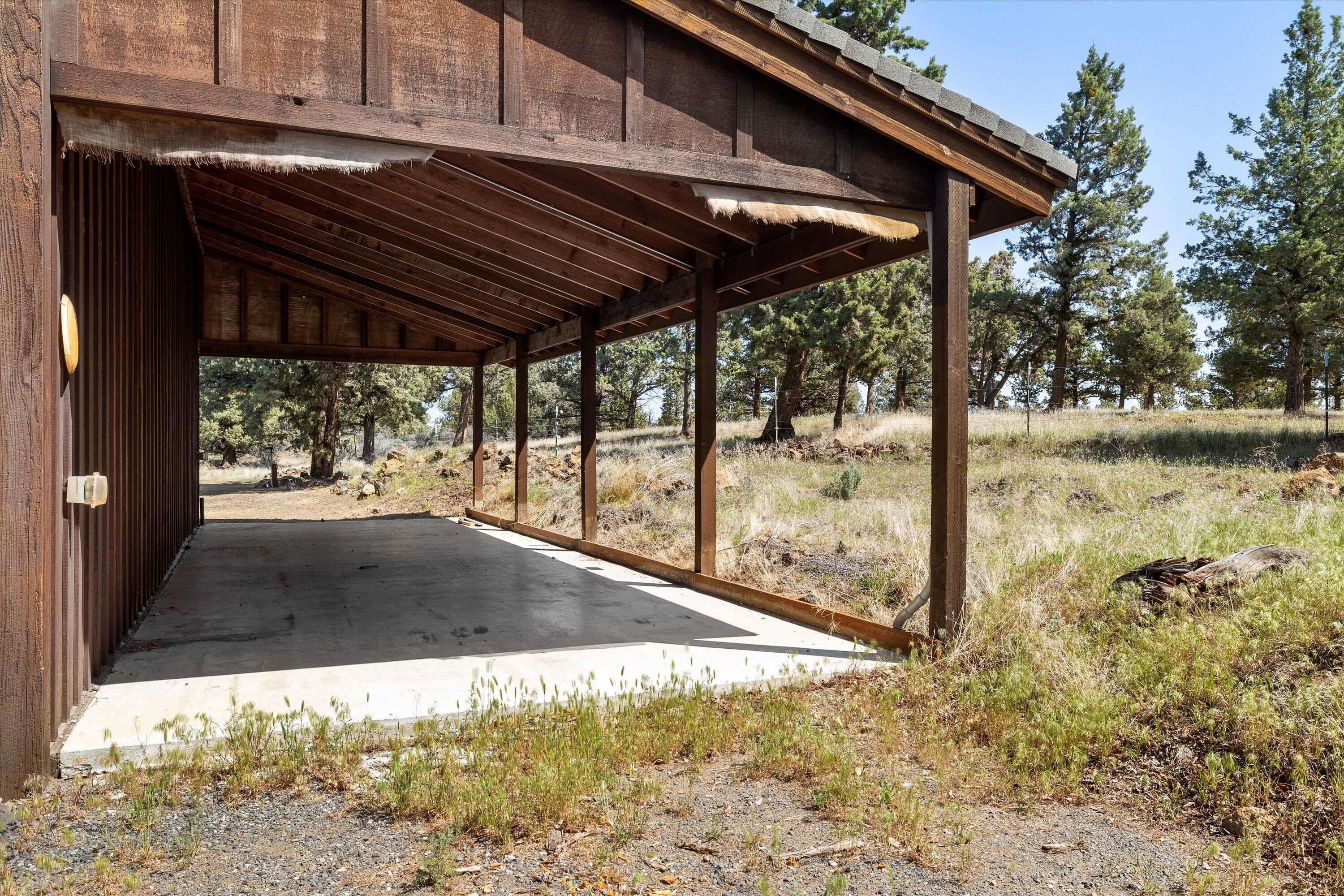64155 Hunnell Road Bend, OR 97703 - Photo 61 of 96 Covered concrete pad.