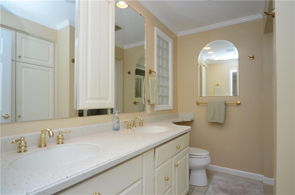 655 Bradys Ridge Road Beaver, PA 15009 - Photo 11 of 25 Private Master bath with double bowl sinks.