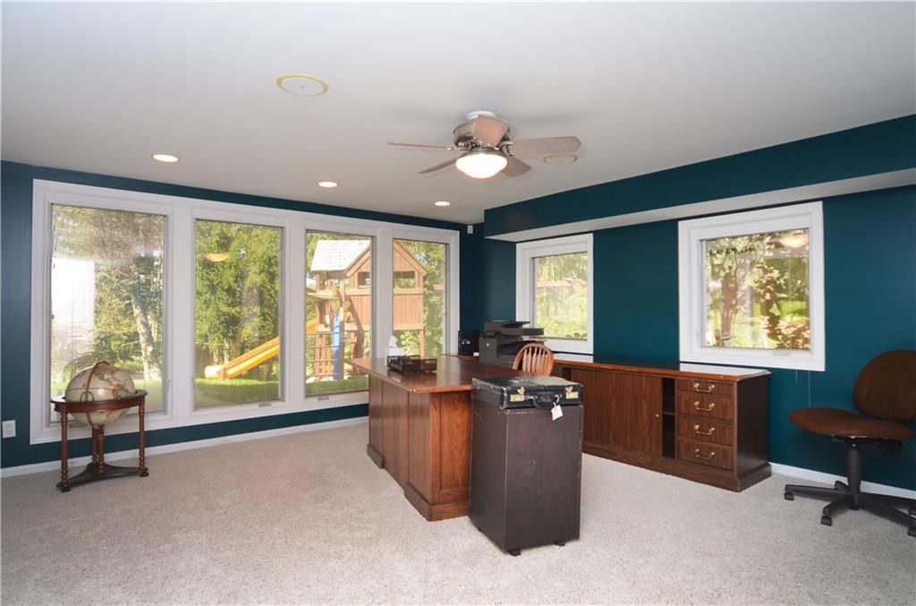 655 Bradys Ridge Road Beaver, PA 15009 - Photo 19 of 25 Utilize this large open and bright lower level room to work from home or as another bedroom.