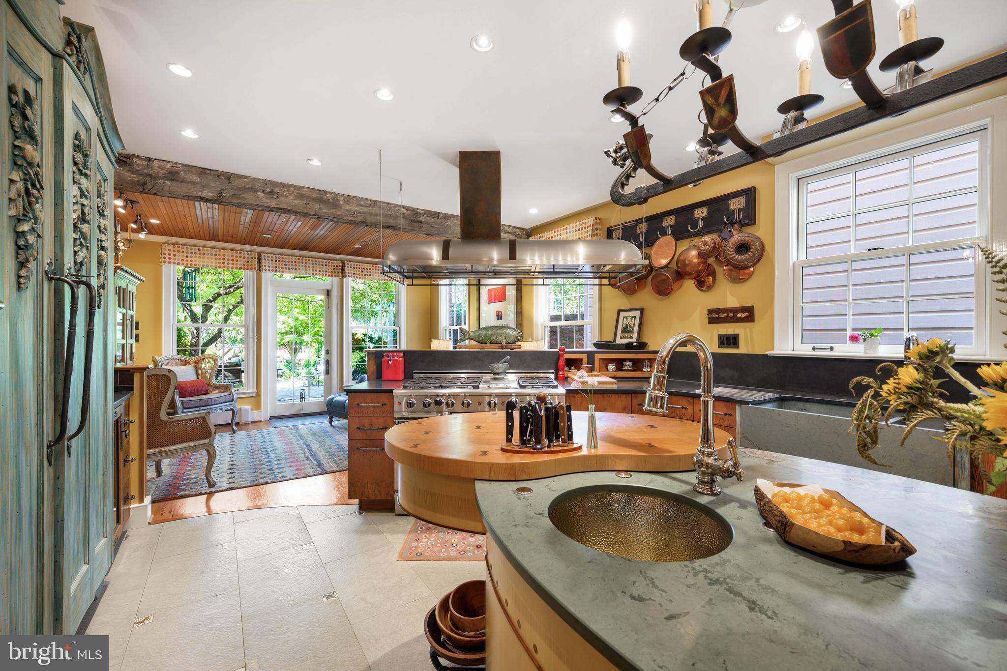 511 Queen Street Alexandria, VA 22314 - Photo 21 of 58 Kitchen View to the Back Garden