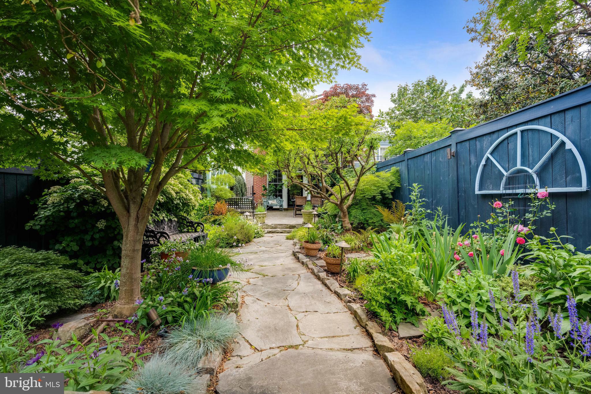 511 Queen Street Alexandria, VA 22314 - Photo 56 of 58 a backyard of a house with lots of green space