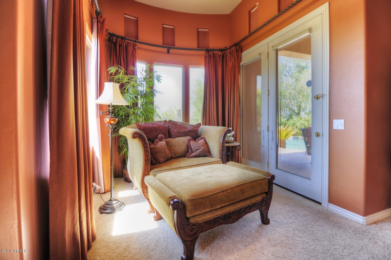 9247 East Mountain Spring Road Scottsdale, AZ 85255 - Photo 21 of 46 Master Bedroom Sitting Area