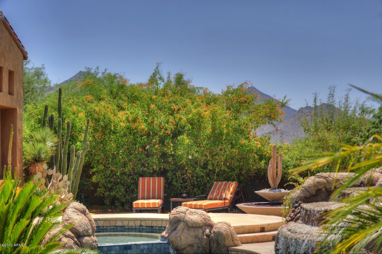9247 East Mountain Spring Road Scottsdale, AZ 85255 - Photo 41 of 46 Backyard Mountain Views