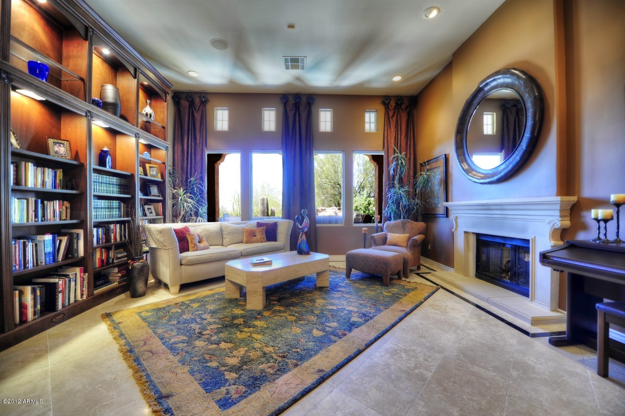 9247 East Mountain Spring Road Scottsdale, AZ 85255 - Photo 7 of 46 Living Room