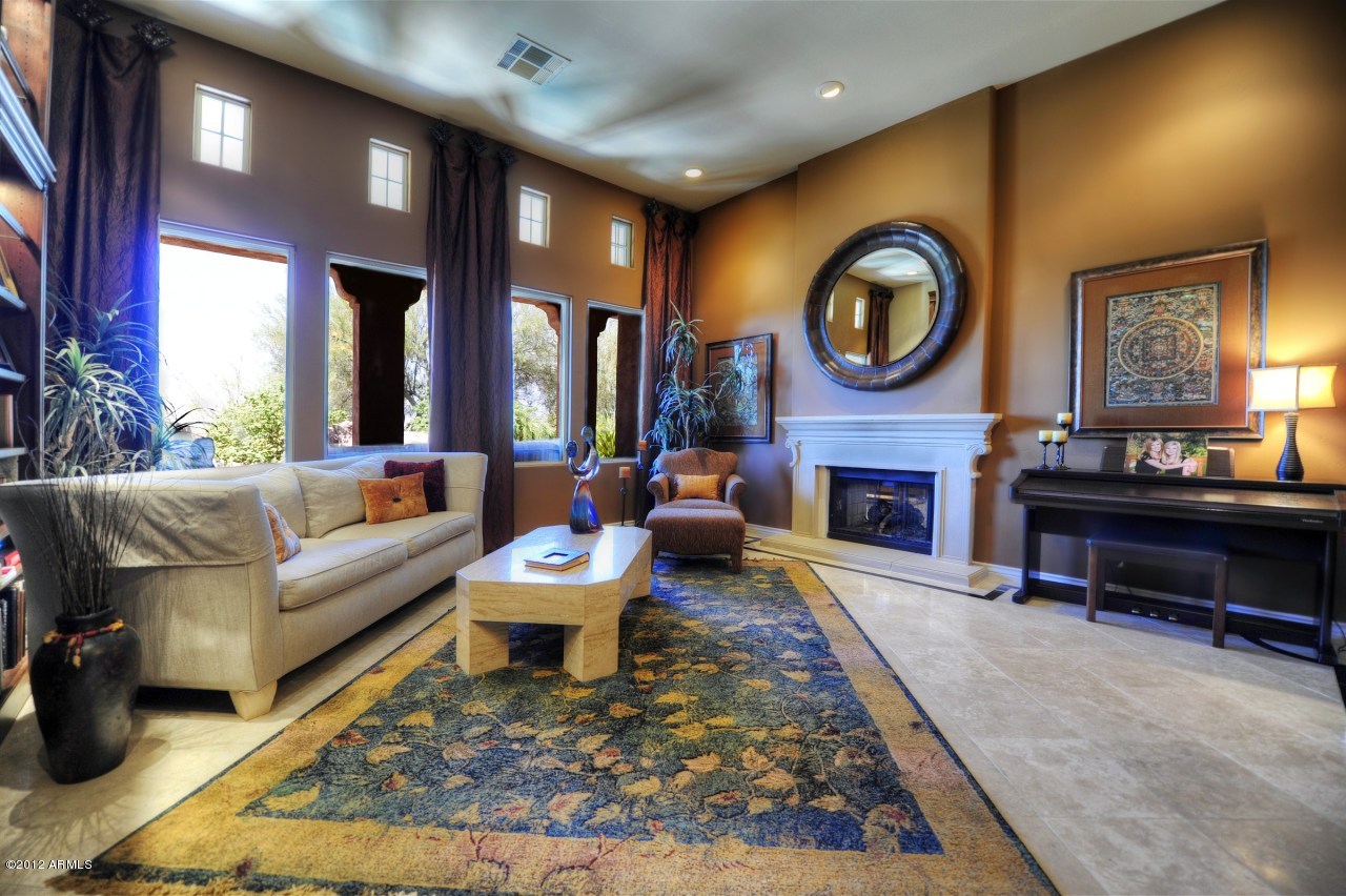 9247 East Mountain Spring Road Scottsdale, AZ 85255 - Photo 8 of 46 Living Room