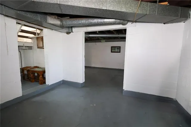 a view of storage and utility room