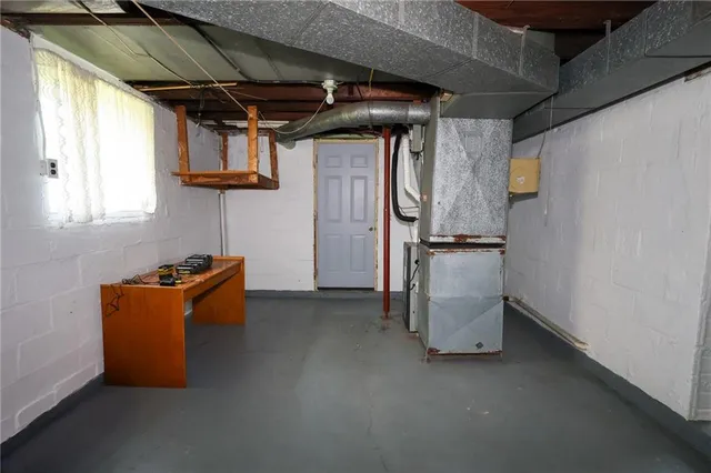 a view of storage and utility room