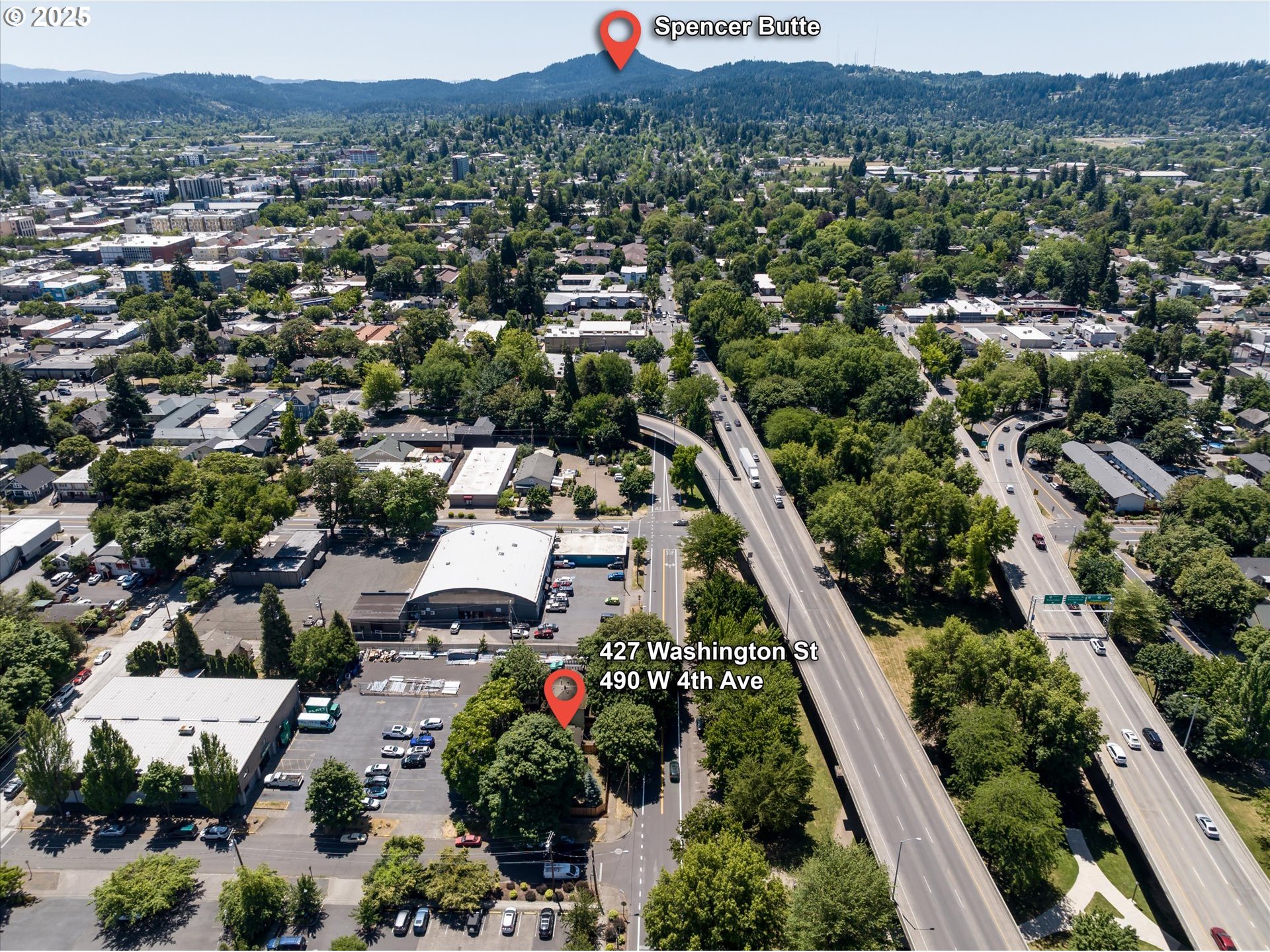 490 West 4th Avenue Eugene, OR 97401 - Photo 21 of 25 an aerial view of multiple house