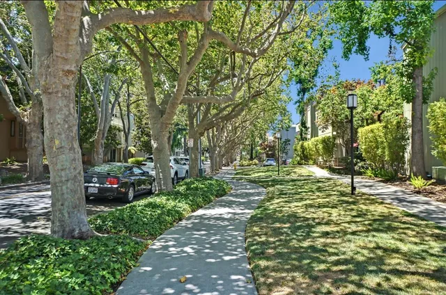 a view of a chairs and table in the yard
