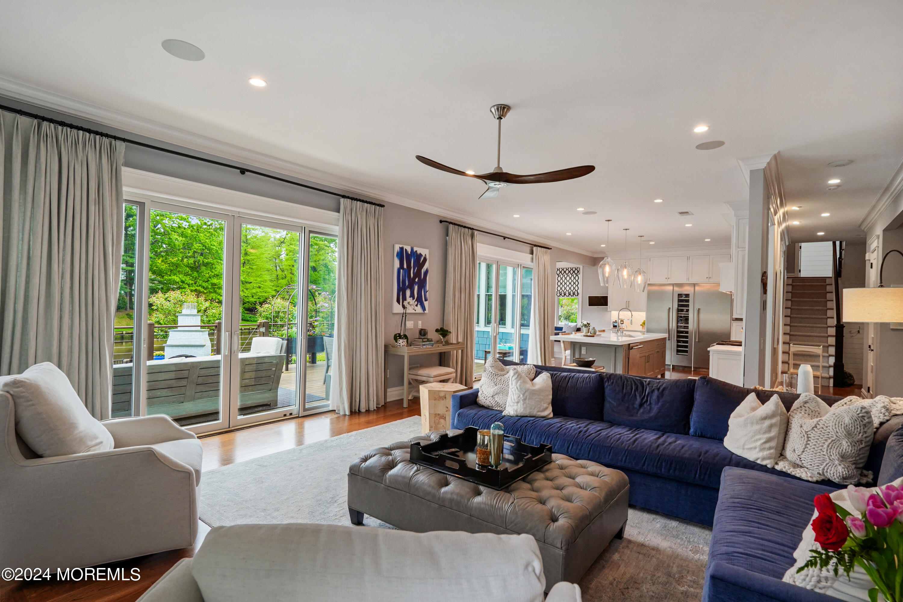 15 Mitchell Place Little Silver, NJ 07739 - Photo 13 of 39 a living room with furniture and a large window