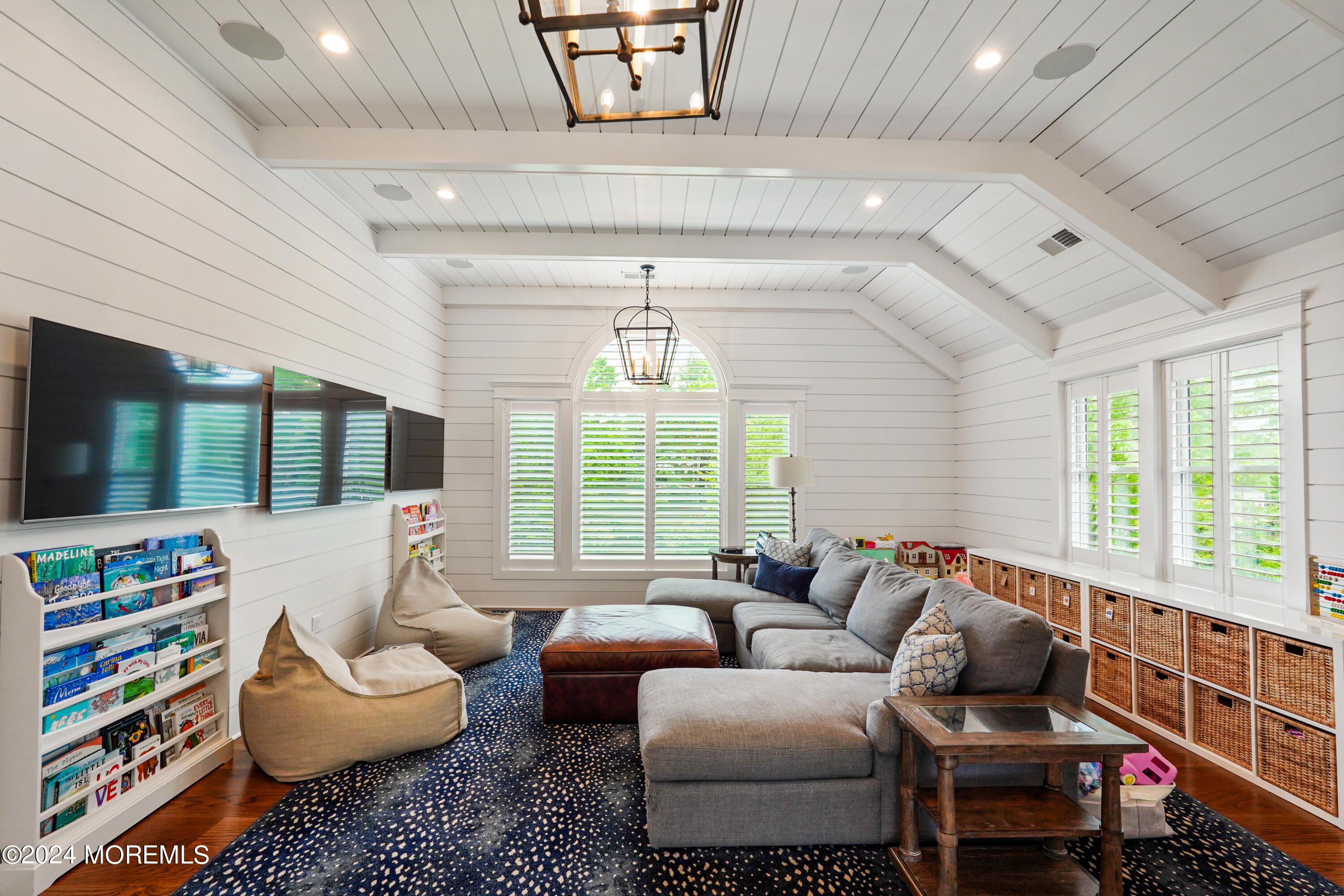 15 Mitchell Place Little Silver, NJ 07739 - Photo 27 of 39 a living room with furniture and a large window