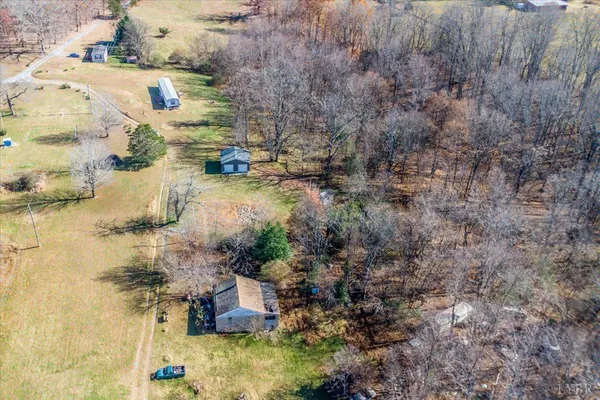 a bird view of house