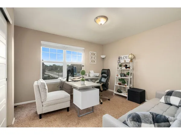 a living room with furniture a rug and a wooden floor
