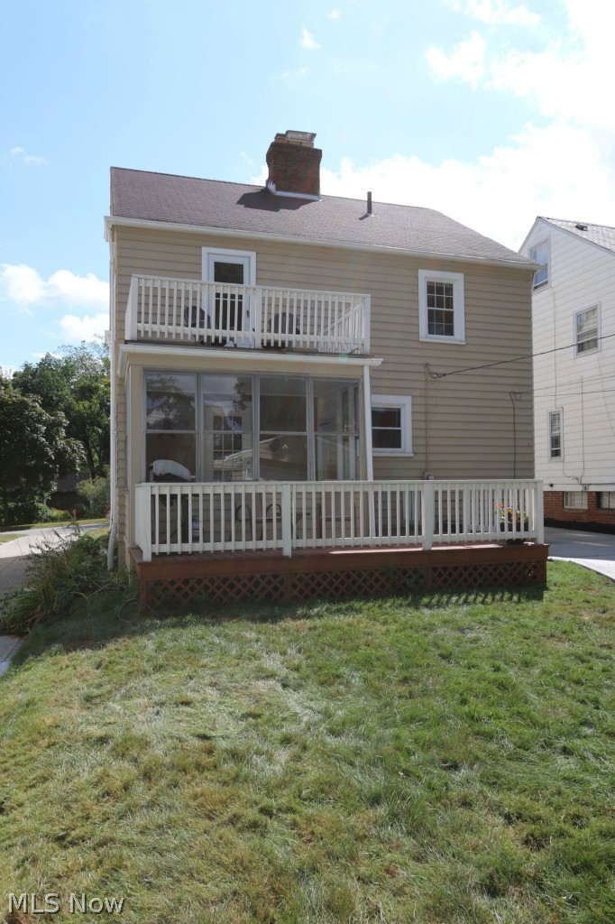 3666 Normandy Road Cleveland, OH 44120 - Photo 23 of 25 NEW DECK WRAPS AROUND 3 SEASON PORCH