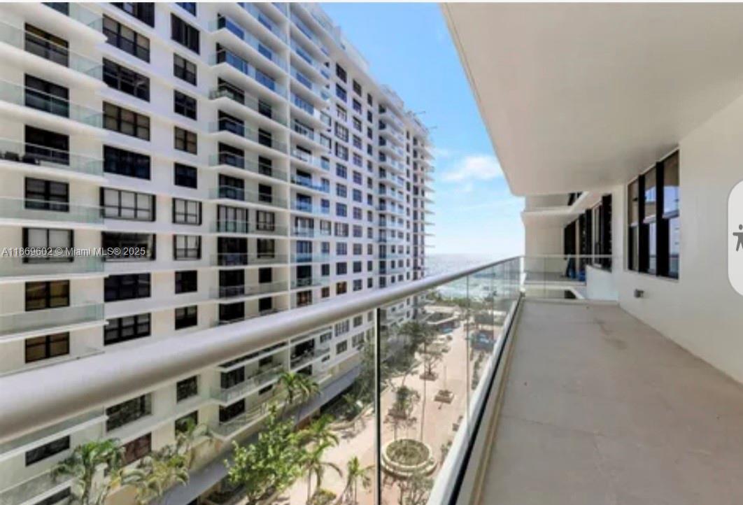 9801 Collins Avenue, Unit 10T Bal Harbour, FL 33154 - Photo 15 of 20 a view of a balcony