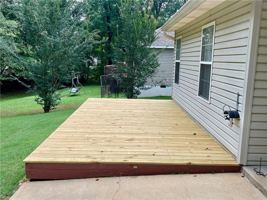 New deck in June 2024