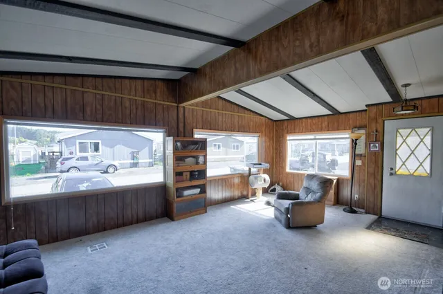 a room with furniture and window