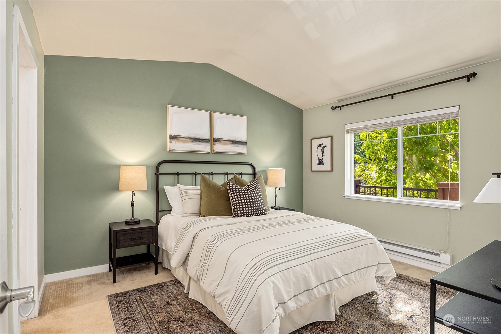 18930 Bothell Everett Highway, Unit D302 Bothell, WA 98012 - Photo 18 of 25 a bedroom with a bed and a window