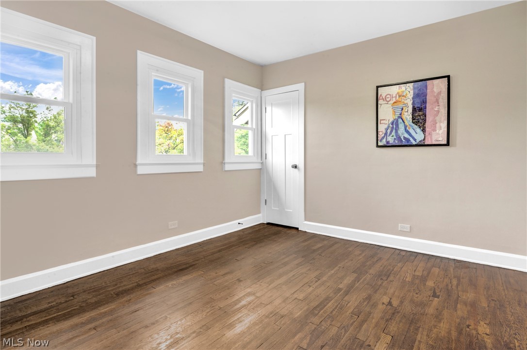 3218 Tullamore Road Cleveland, OH 44118 - Photo 18 of 42 Empty room featuring dark hardwood / wood-style floors
