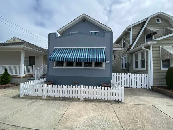 a view of a house with a deck