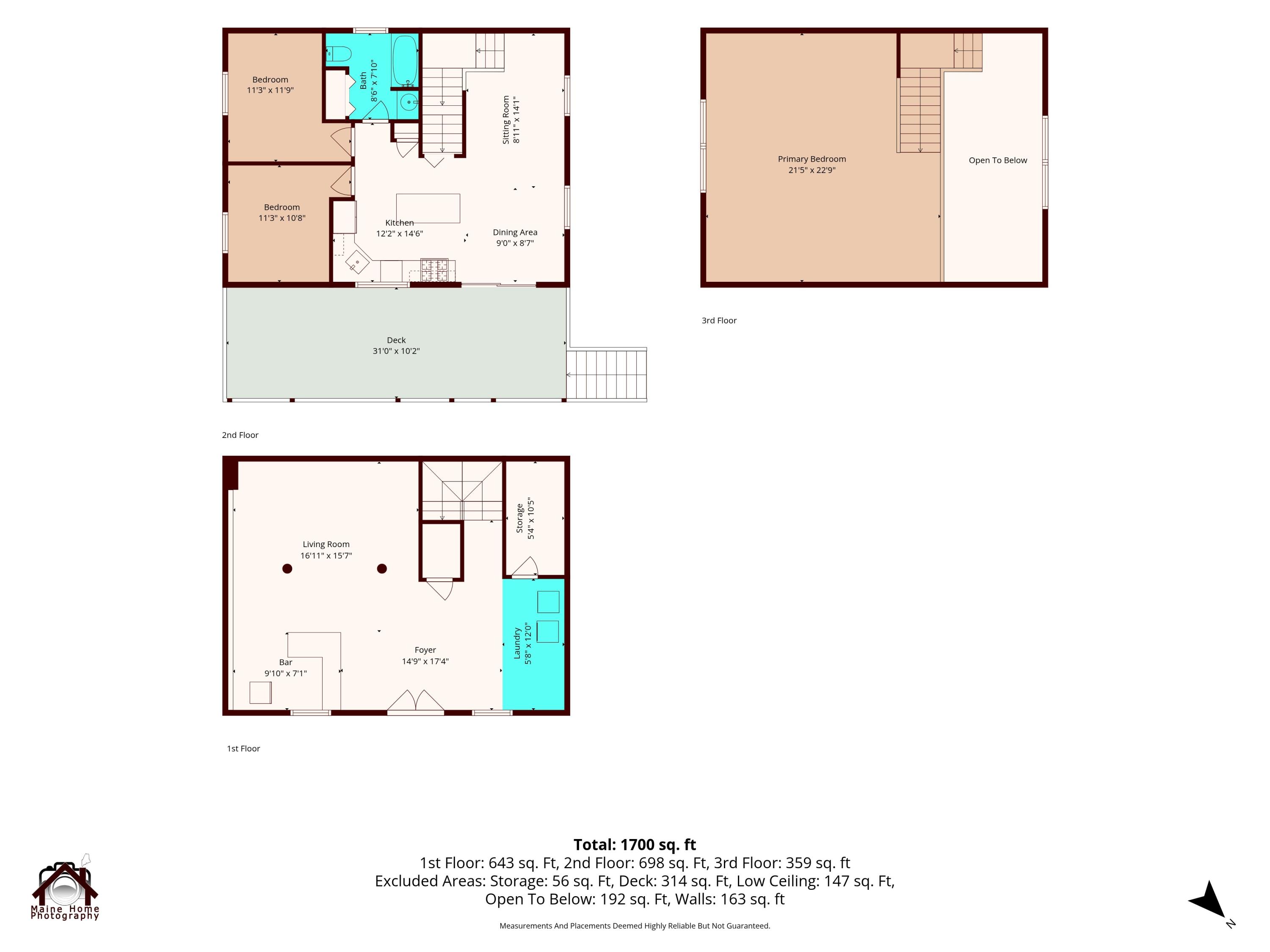 5 Forest Lane Rangeley, ME 04970 - Photo 47 of 65 all_floors_5_forest_lane_rangeley_with_d