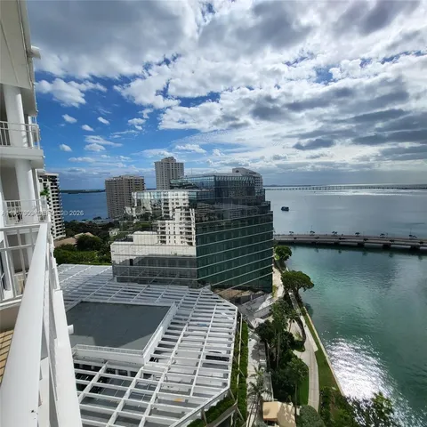 a view of a terrace with sky view