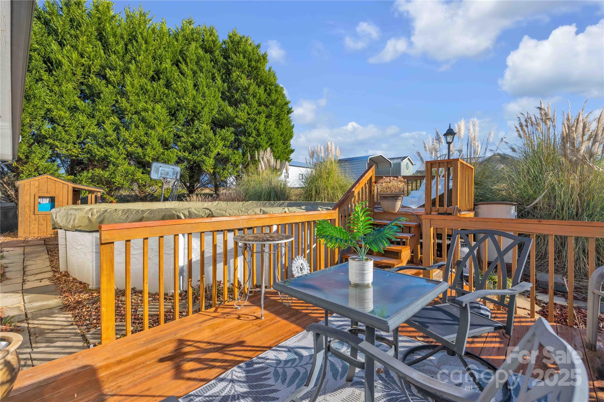 57 Riverview Road Taylorsville, NC 28681 - Photo 29 of 30 a view of a balcony with chairs