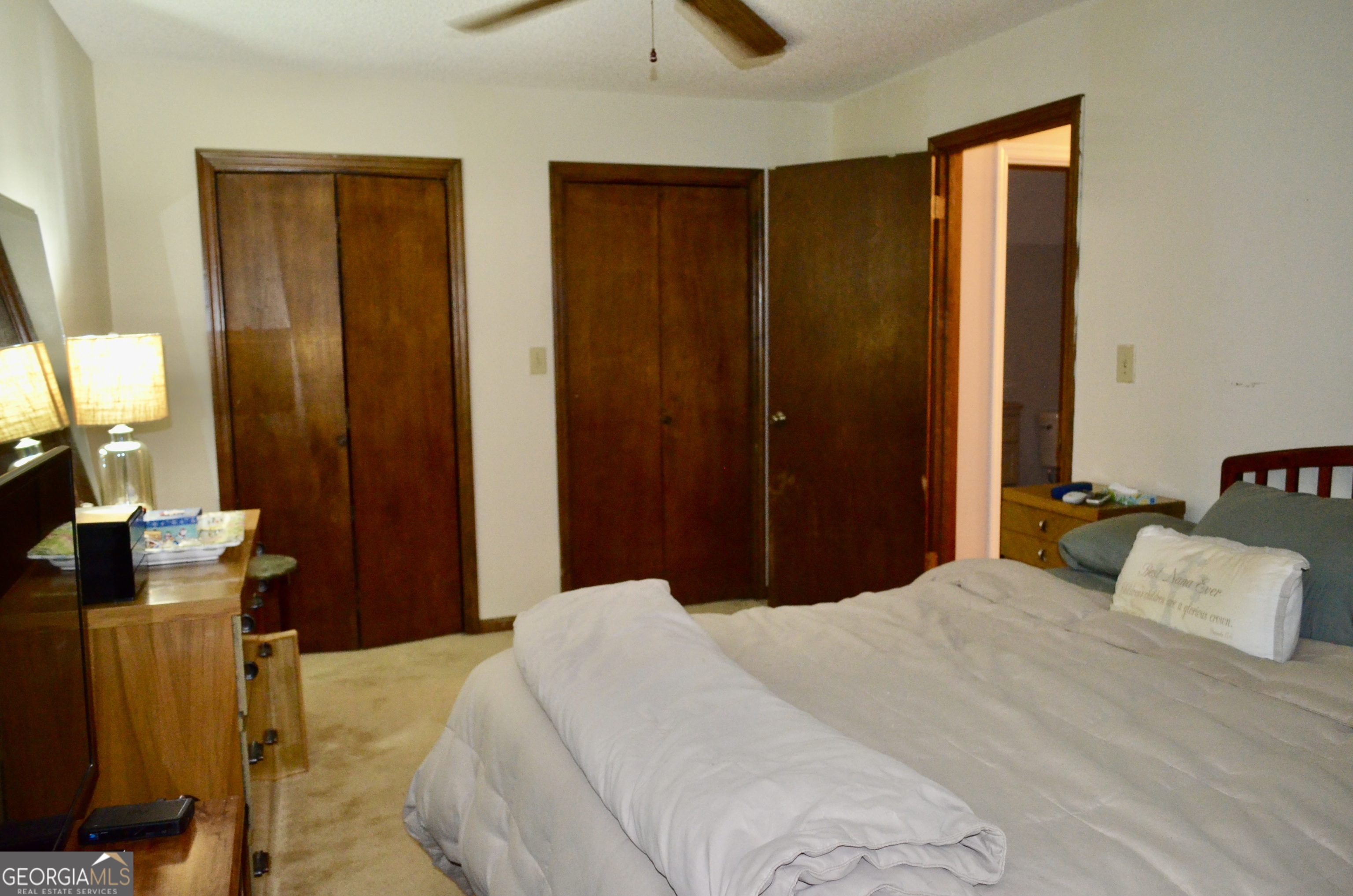 116 Elk Run Warner Robins, GA 31088 - Photo 19 of 43 a bedroom with a bed and a mirror