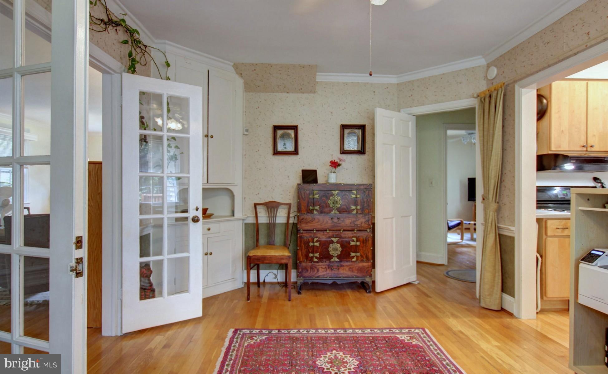 4611 Beechwood Road College Park, MD 20740 - Photo 8 of 30 French doors open to the living room
