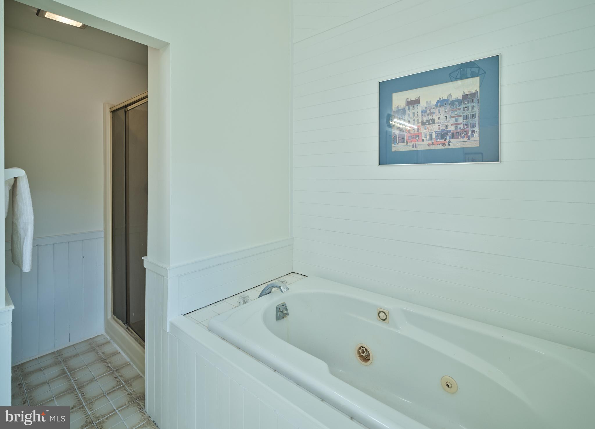 6724 Upper York Road New Hope, PA 18938 - Photo 21 of 40 a bathroom with a tub a sink and a shower