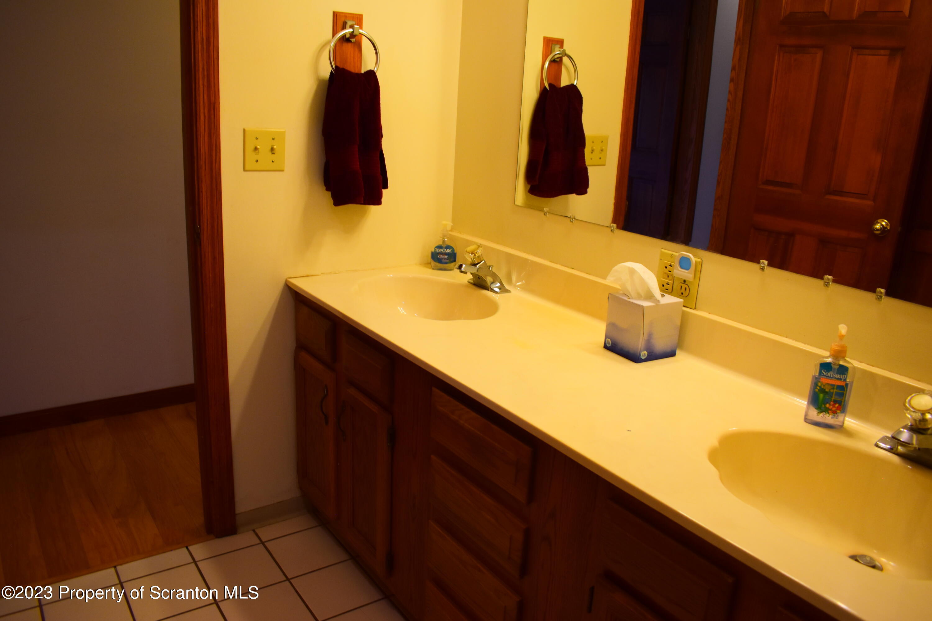 510 Hawranick Road Brackney, PA 18812 - Photo 40 of 76 a bathroom with a sink and a mirror
