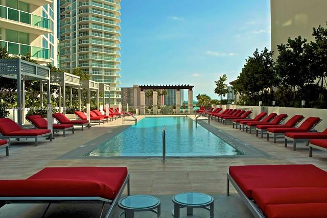 150 Sunny Isles Boulevard, Unit 11102 Sunny Isles Beach, FL 33160 - Photo 2 of 18 a view of outdoor space patio and swimming pool
