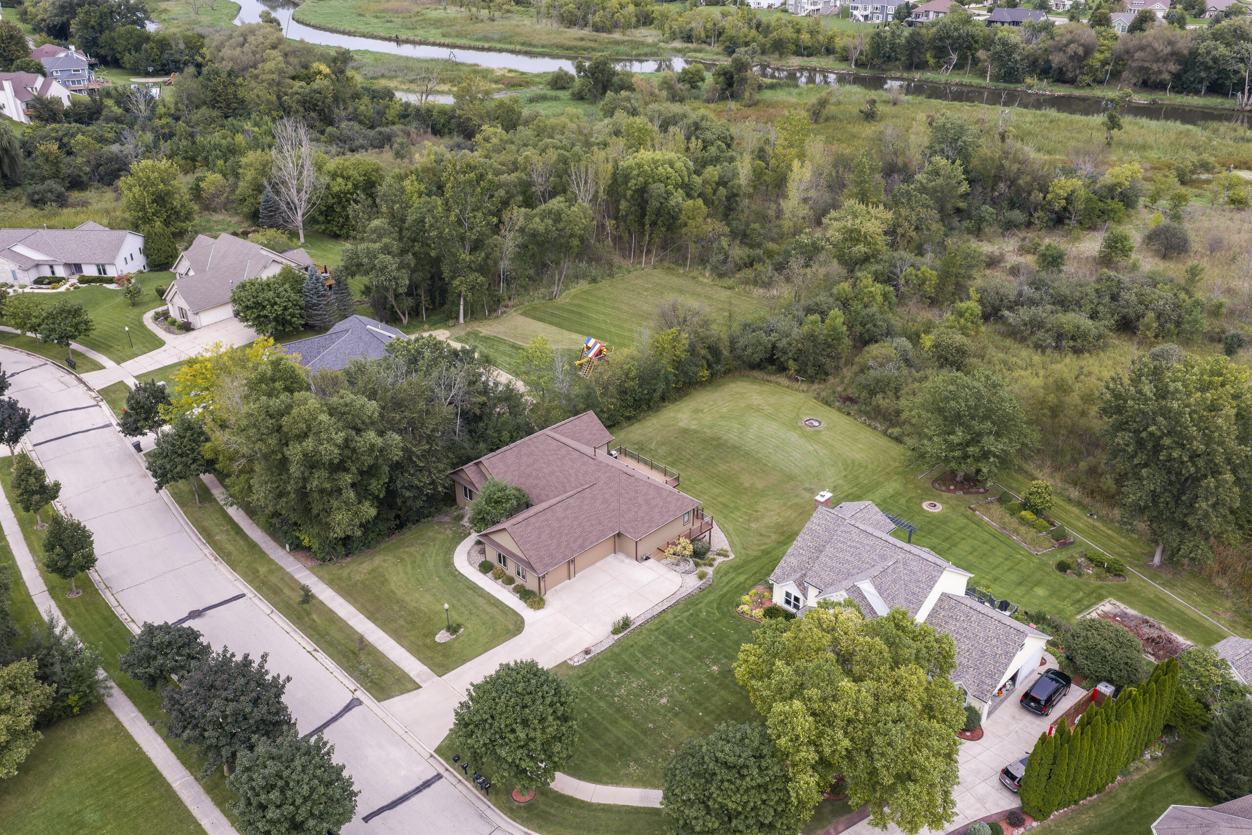 1326 Two Rivers Court Mukwonago, WI 53149 - Photo 62 of 66 Aerial view of neighborhood