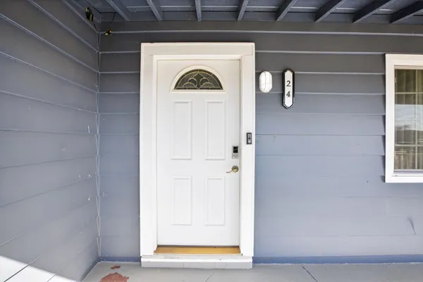 a view of door