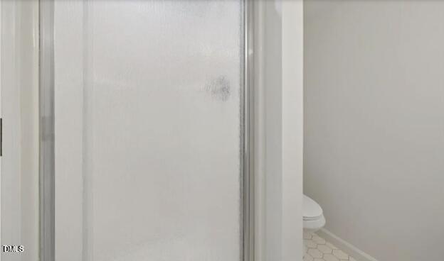 3317 Harden Road Raleigh, NC 27607 - Photo 29 of 52 a bathroom with a white toilet