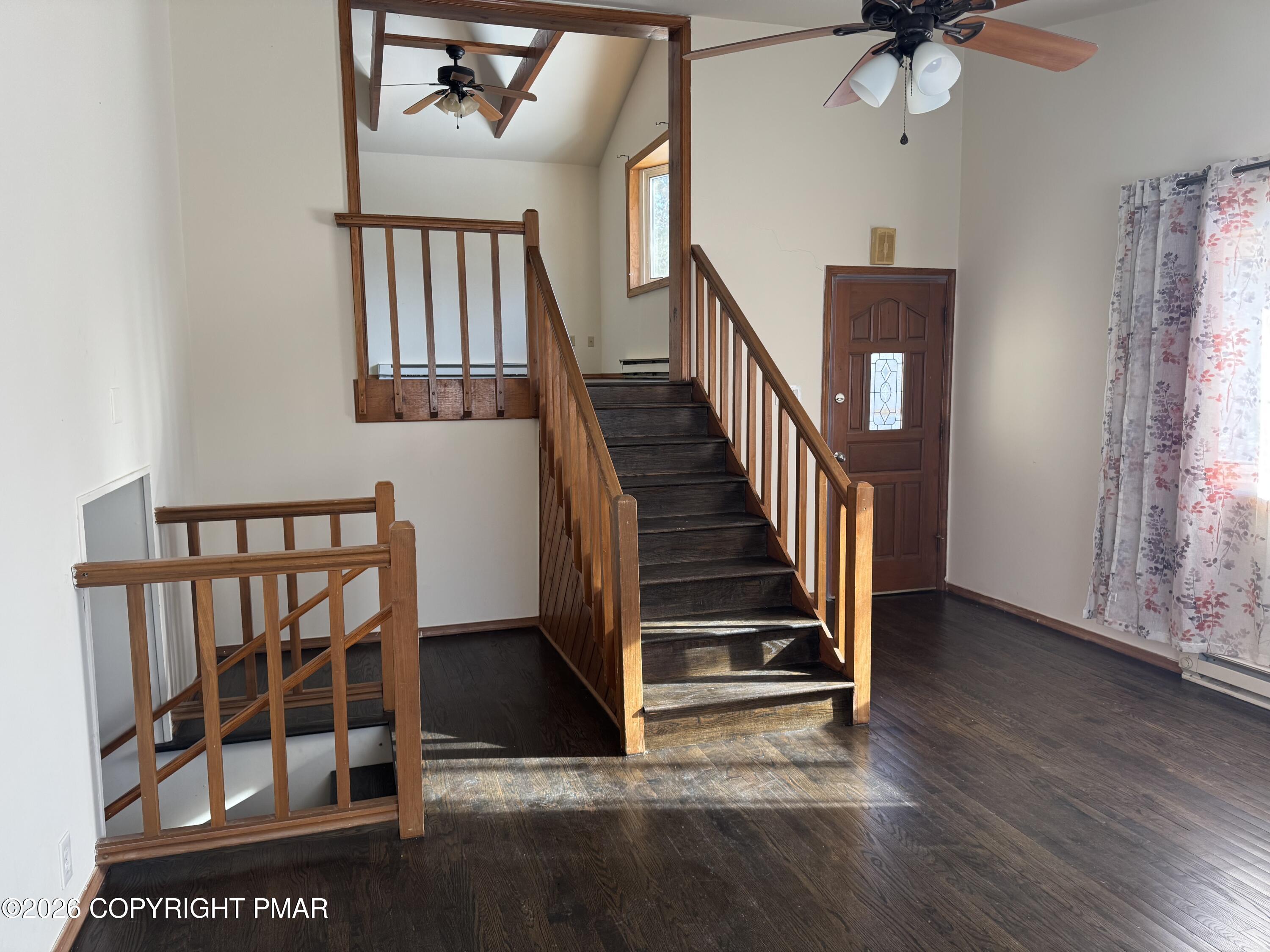 217 Coach Road Tobyhanna, PA 18466 - Photo 15 of 28 a view of an entryway with wooden floor