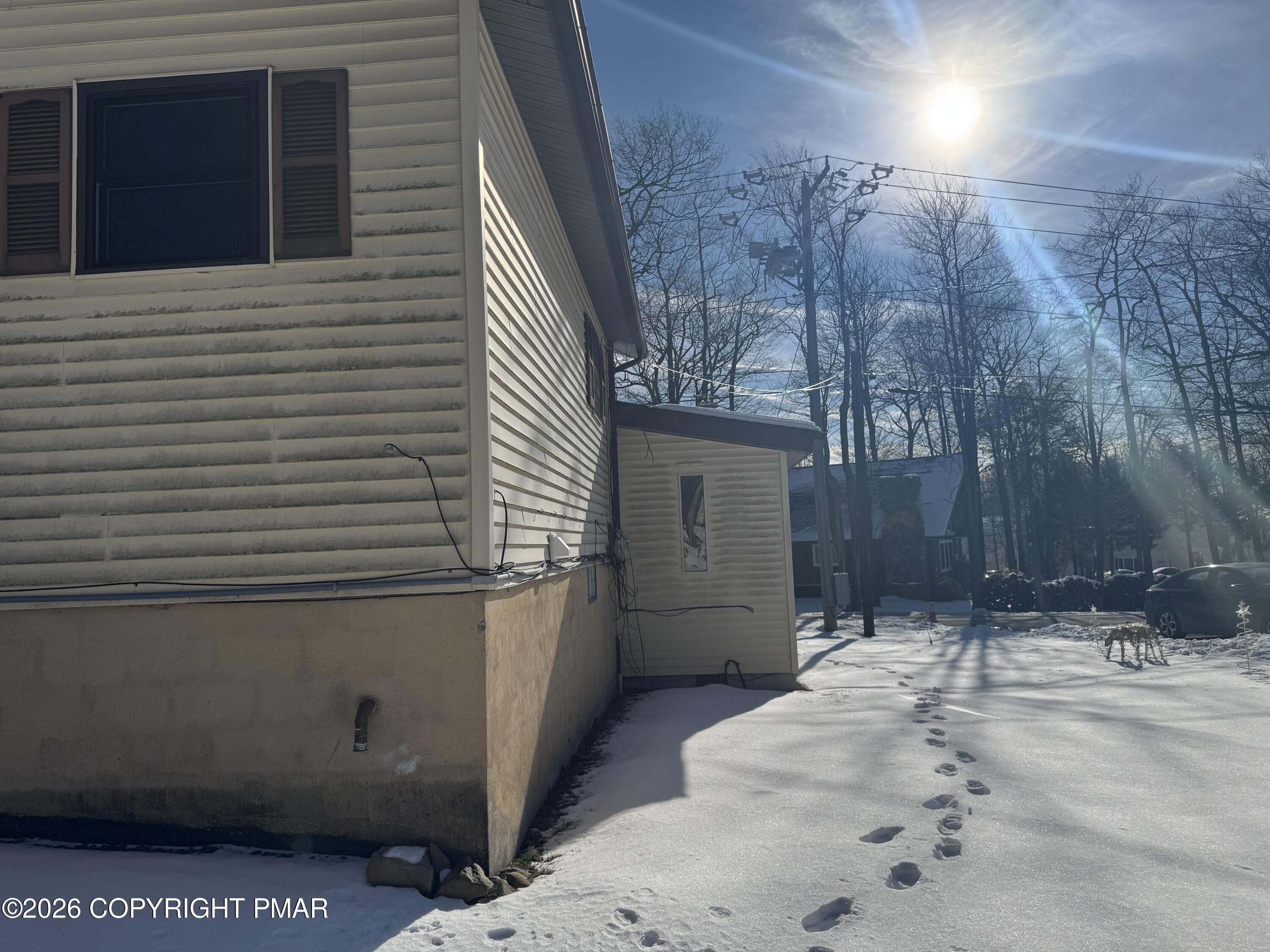 217 Coach Road Tobyhanna, PA 18466 - Photo 28 of 28 a view of a backyard of the house