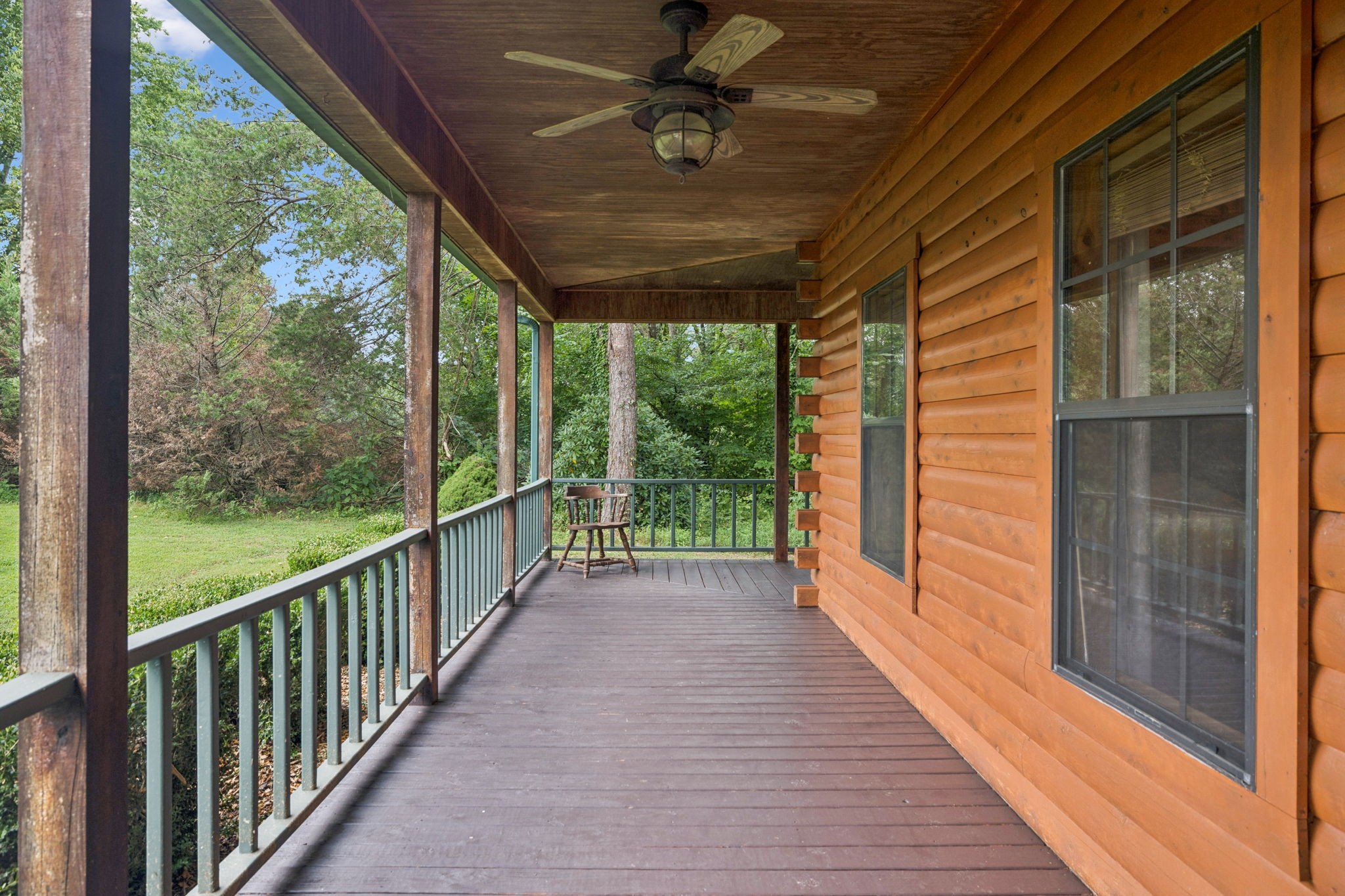 602 Gaither Hinson Road Waynesboro, TN 38485 - Photo 12 of 69 a view of a porch with wooden floor