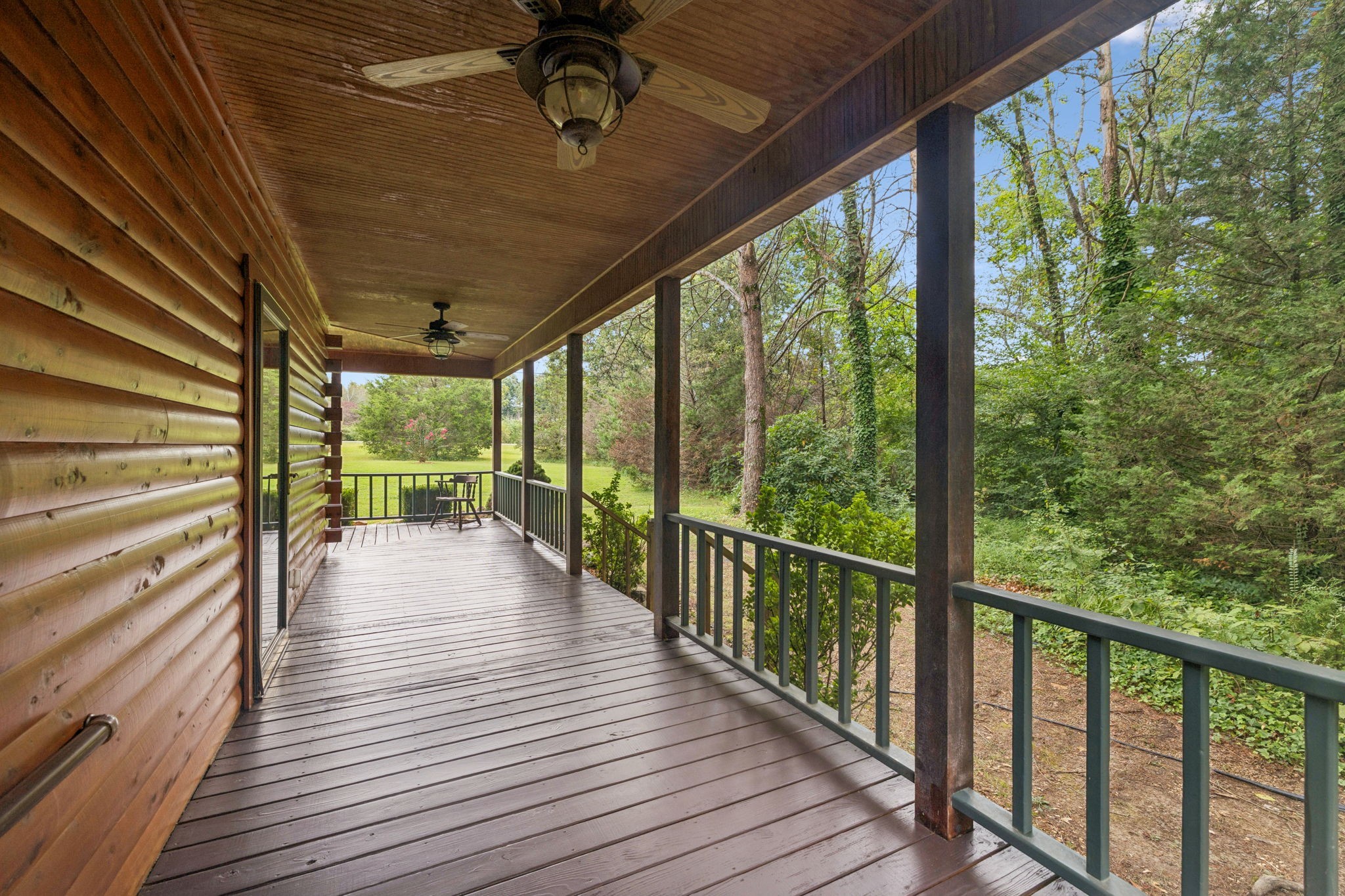 602 Gaither Hinson Road Waynesboro, TN 38485 - Photo 14 of 69 a view of a balcony with wooden floor