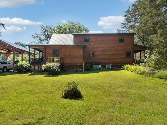 a view of outdoor space and yard