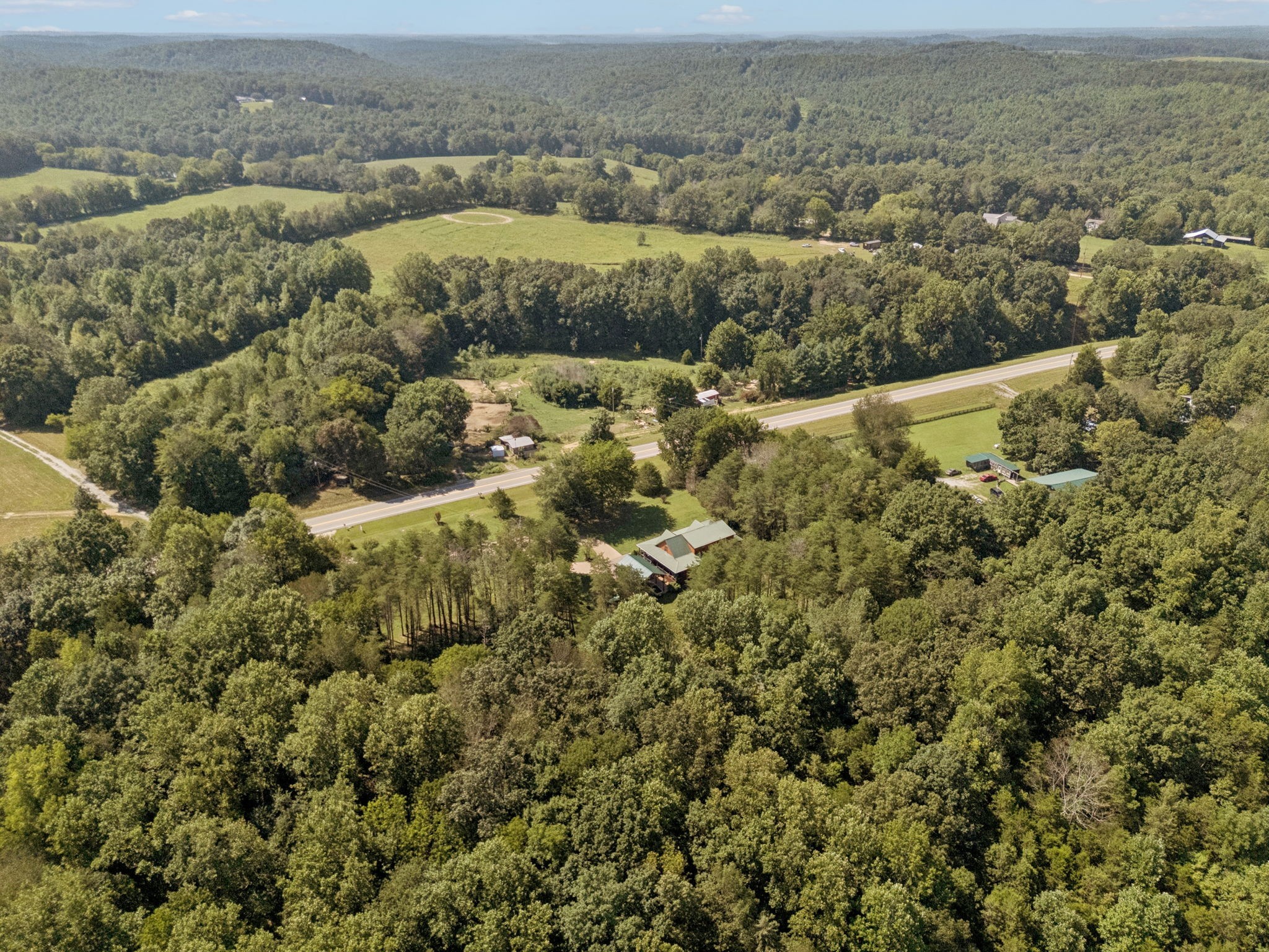 602 Gaither Hinson Road Waynesboro, TN 38485 - Photo 66 of 69 an aerial view of a house with a yard