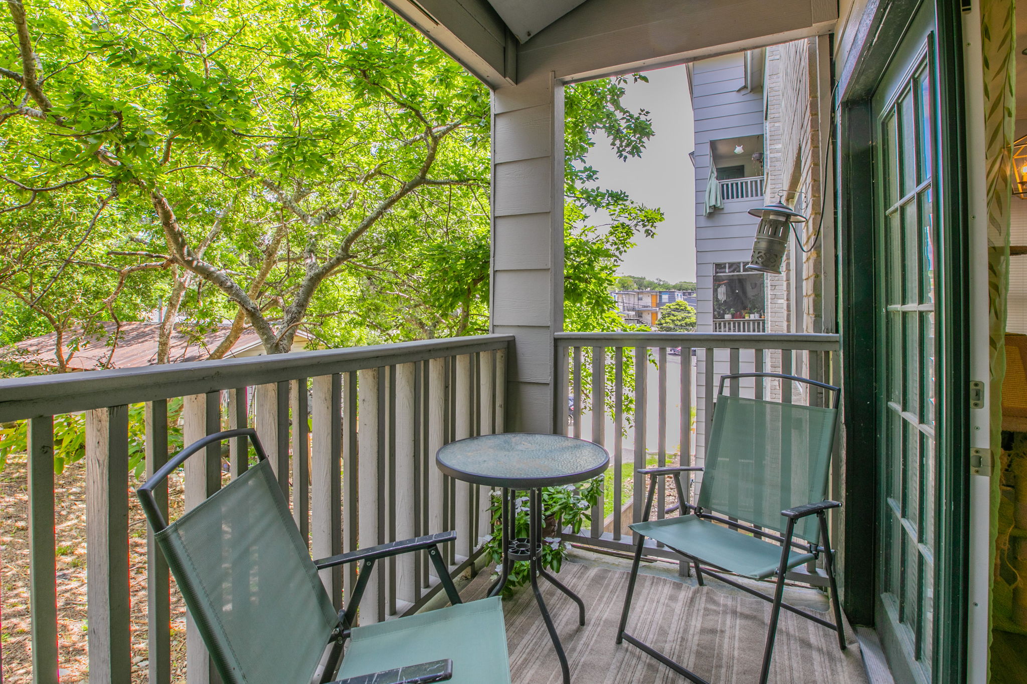1005 North LBJ Drive, Unit B2 San Marcos, TX 78666 - Photo 14 of 19 a view of a city from a balcony